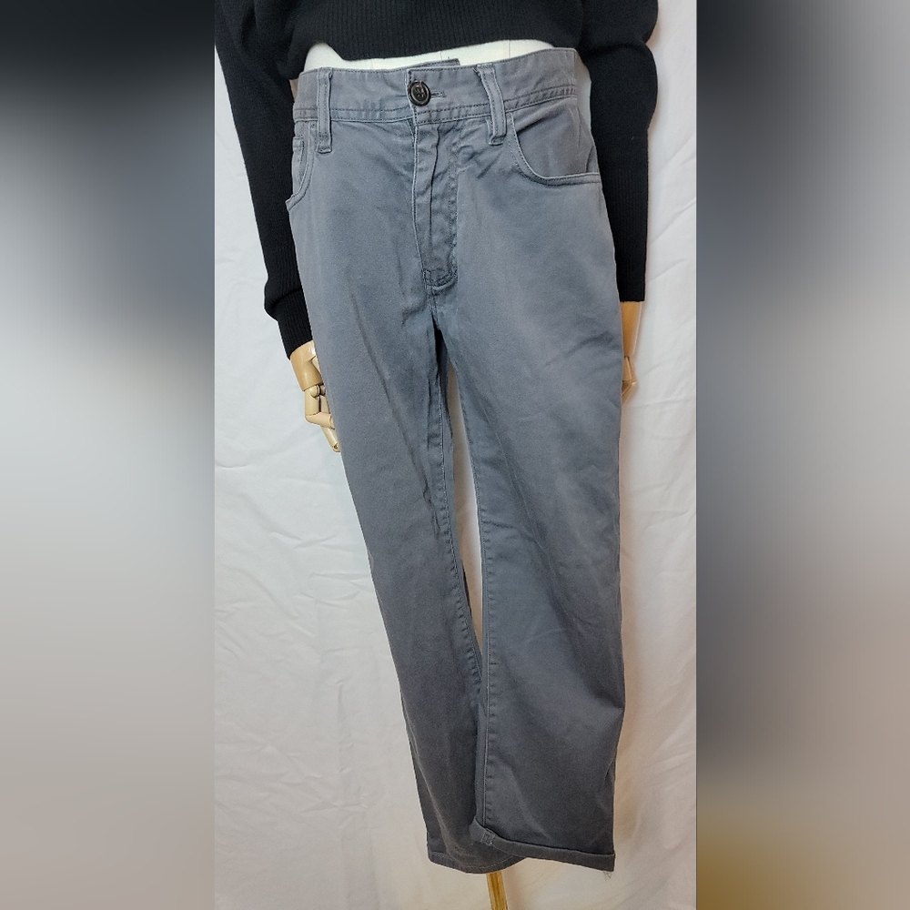 Armani Exchange Pants Mens 29 Gray Chino Khaki Casual Cotton Stretch